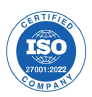 ISO 27001:2022 certified